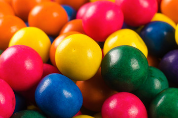 Fototapeta na wymiar colored bubble gum balls