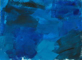 acrylic blue tone