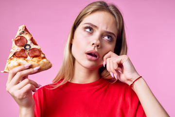 woman eating cake