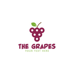 Grapes graphic design template vector isolated illustration