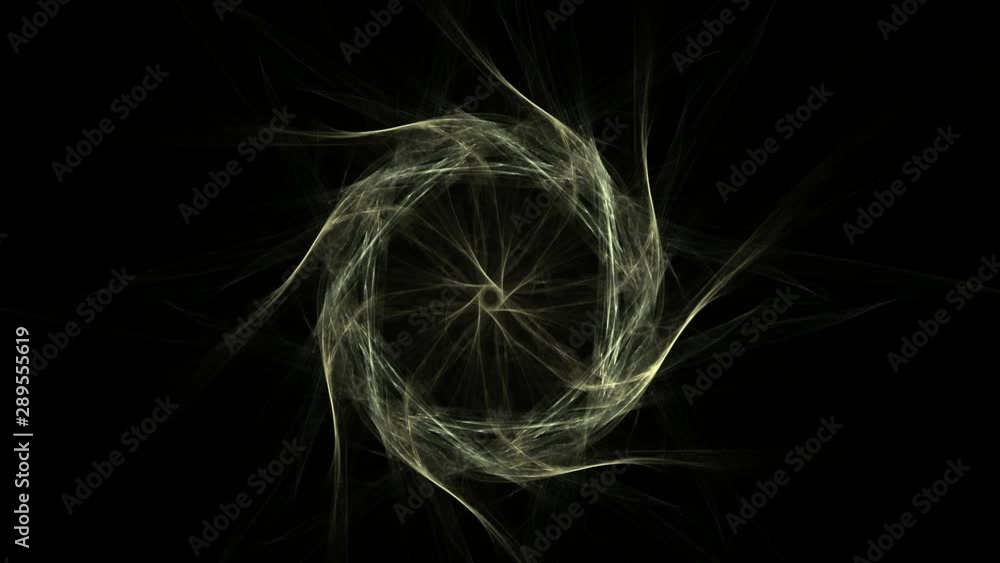 Poster plexus fantasy abstract technology. abstract geometric background with moving lines, dots and triang