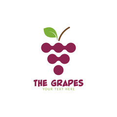 Grapes graphic design template vector isolated illustration