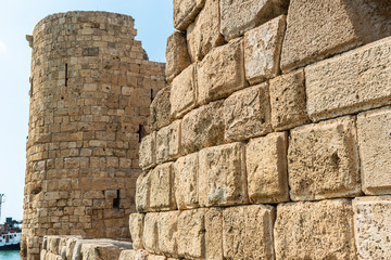 Crusaders Sea Castle Sidon Saida in South Lebanon Middle east
