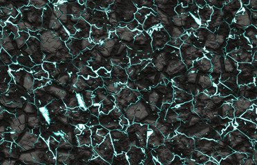 lighting glow energy crackle rock