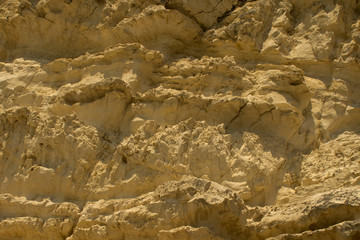 Rough layered mountain rock texture