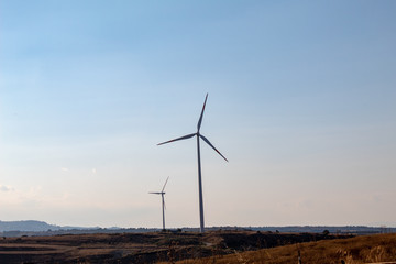 wind turbines