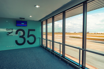 Boarding Gate at an airport