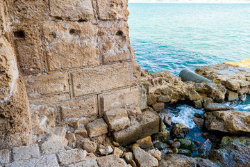 Crusaders Sea Castle Sidon Saida in South Lebanon Middle east