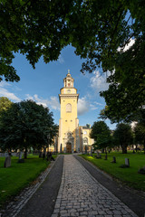 Fototapeta na wymiar St. Mary Magdalene Church in Stockholm.