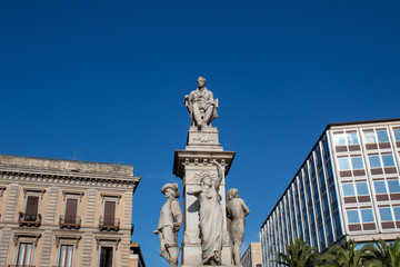 Fototapeta na wymiar statue of stesicoro