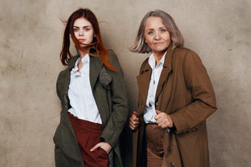 two women in casual clothes