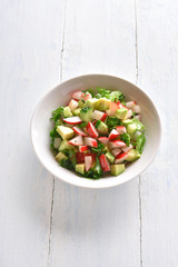 Healthy vegetable salad