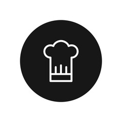 Chef hat vector icon, simple sign for web site and mobile app.