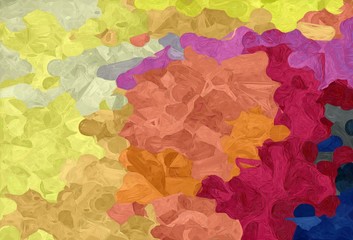 abstract colorful grunge painting style with sandy brown, dark moderate pink and midnight blue colors