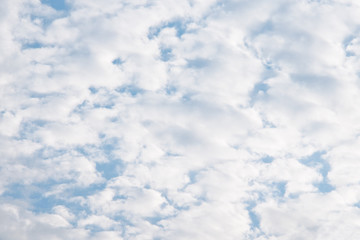 blue sky with white clouds