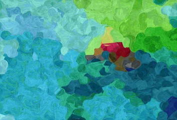 abstract colorful grunge painting style with light sea green, medium sea green and dark slate gray colors