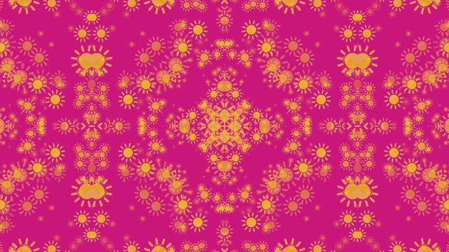 Hypnotic kaleidoscope,Abstract floral style background.