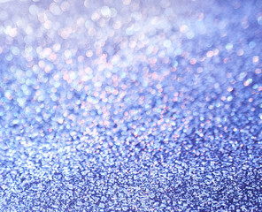 Blue background with glitter