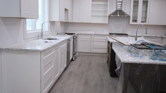 Kitchen remodel home improvement view installed a new kitchen cabinet