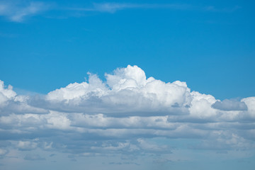 Blue sky with many clouds., at time bright day.