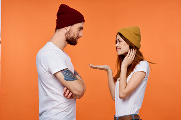 portrait of young woman with clear skin and long hair