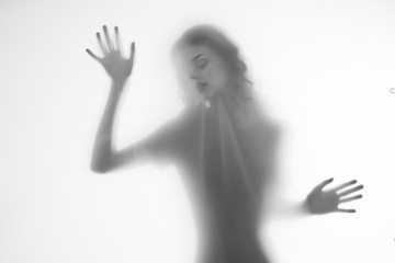 silhouette of a woman