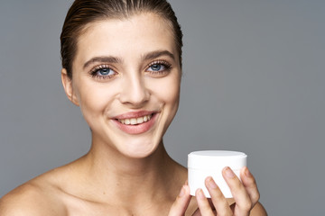 young woman with cup of coffee