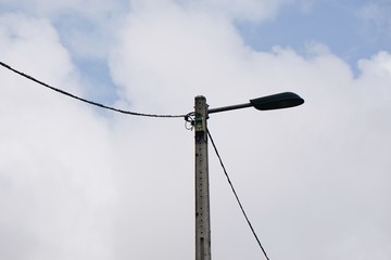 Obraz premium streetlight in the street in the city