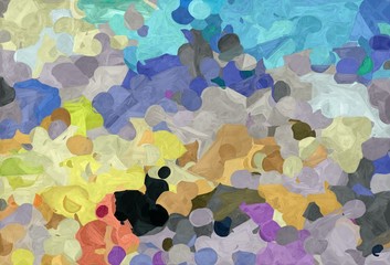 abstract colorful grunge painting style with dark gray, tan and dark slate gray colors