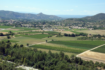 Obraz premium Krajobraz nad Ardeche we Francji
