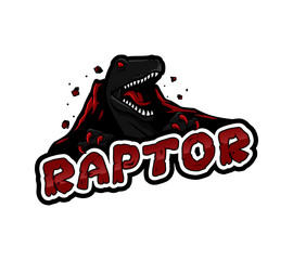 raptor logo for e-sport