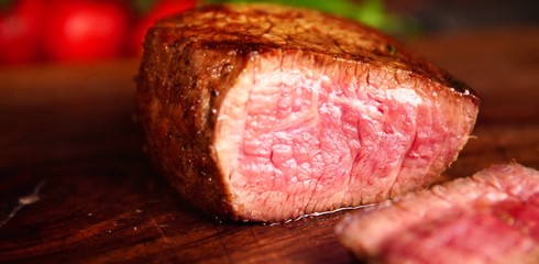 salami on wooden board