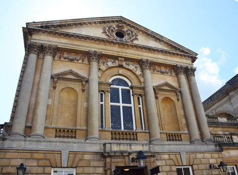 Roman Baths building in Bath, Somerset, United Kingdom