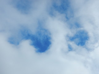 wispy clouds