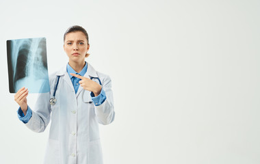 portrait of a young doctor with stethoscope