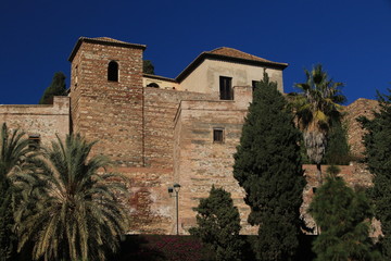 Fototapeta na wymiar Alcazaba, Malaga, Spain