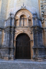 Fototapeta na wymiar Gate of Santa Maria la Mayor Church, Ronda, Spain