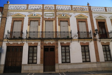 Small street  and old buildings, Ronda, Andalusia, Spain