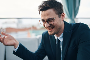 Fototapeta premium portrait of a young businessman
