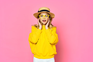 portrait of girl in a hat