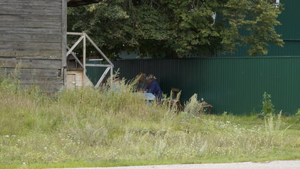 village, countryside, hamlet