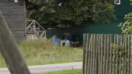 village, countryside, hamlet