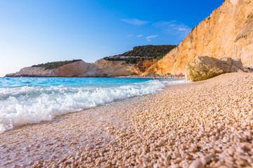 Fototapeta na wymiar Famous Porto Katsiki beach in Lefkada island, Greece.