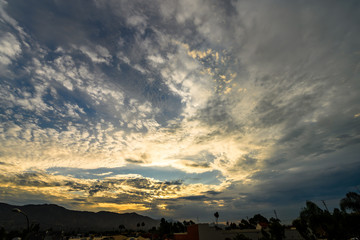 Colorful Dynamic Clouds at Sunrise 14mm Lens