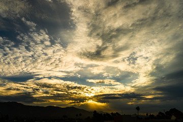 Stunning Altocumulus Clouds at Sunrise