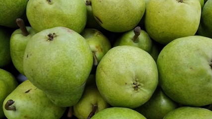 green apples and pears
