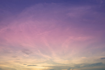 Abstract background of clouds in the blue sky