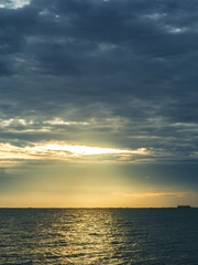 landscape of Beaches with sea ,  Pattaya Thailand