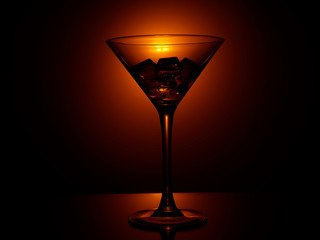 glass of martini
