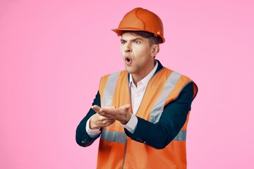 construction worker with hammer